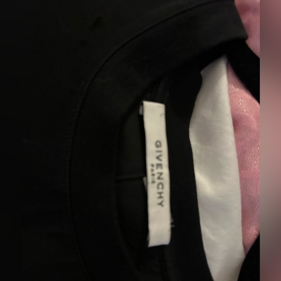 Givenchy Paris Oversized Distressed Logo T-Shirt Short Sleeve Tee - Picture 5 of 6